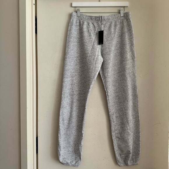 Monrow Heather Grey Boyfriend Sweatpants NWT - Picture 4 of 6
